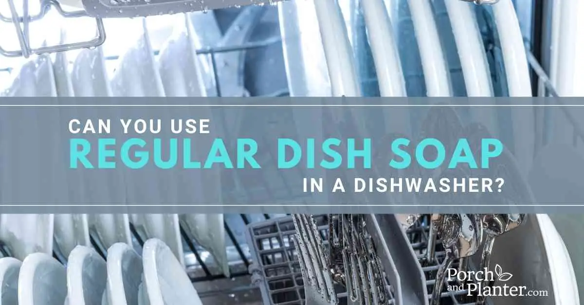 Can You Use Regular Dish Soap in A Dishwasher? Porch and Planter