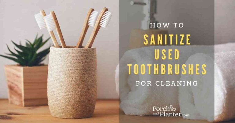 How to Sanitize Used Toothbrushes for Cleaning