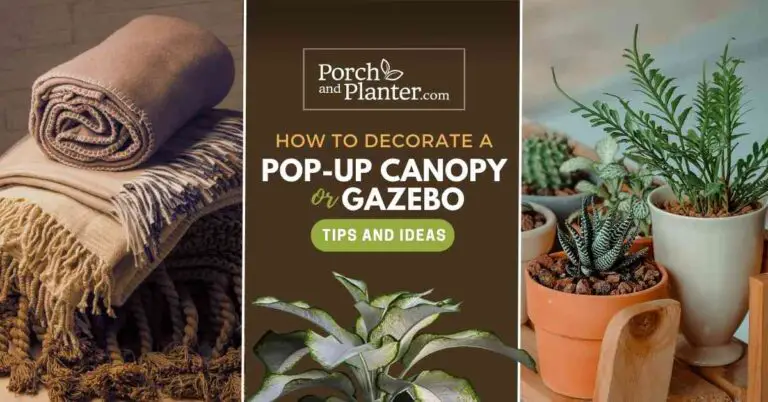 How to Decorate a Pop-Up Canopy or Gazebo: Tips and Ideas